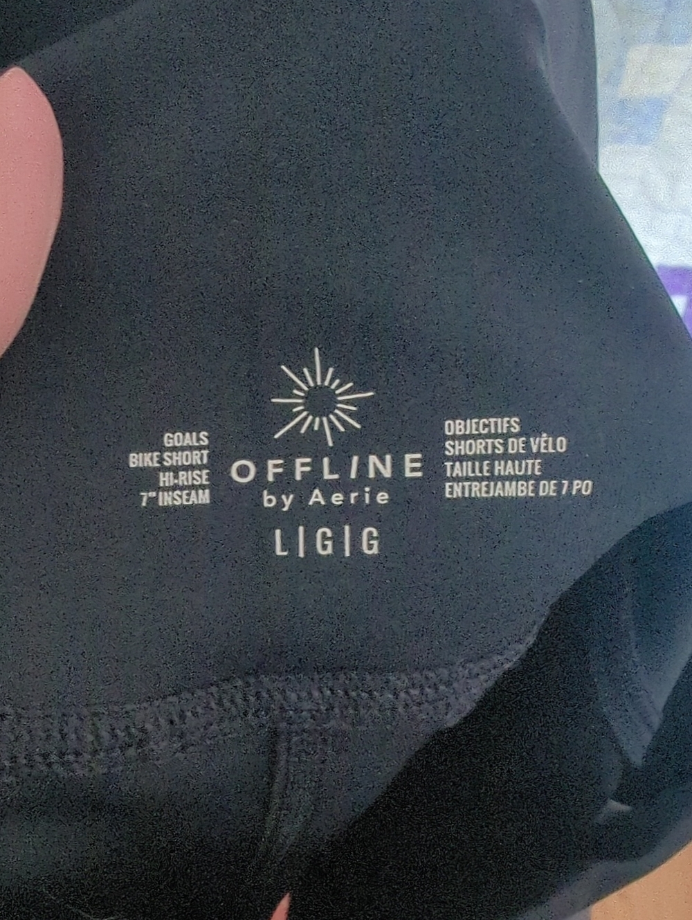 Aerie Offline Black Bike Shorts - Hi-Rise